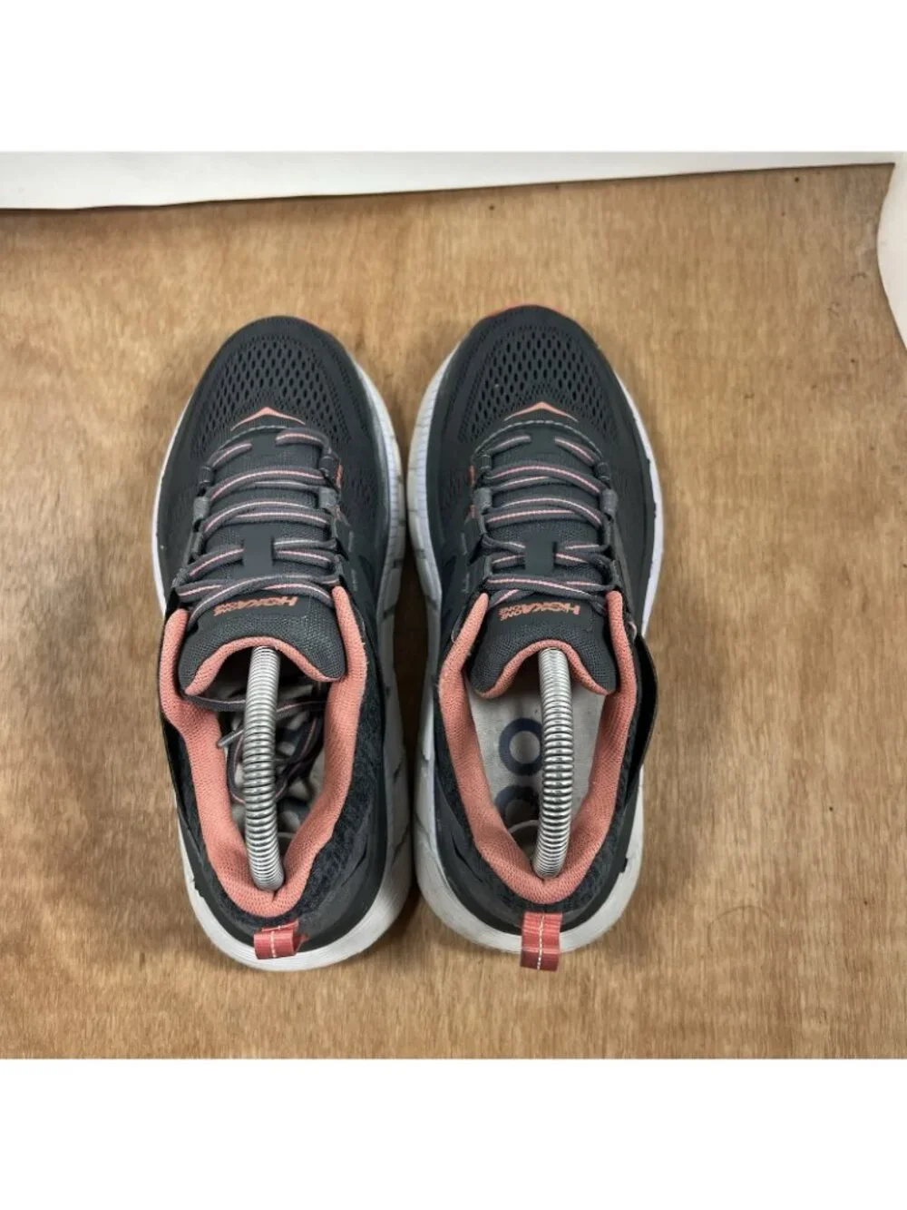 Hoka One One Gaviota 2 Women's Size 7.5 Grey Pink Running Athletic Shoes